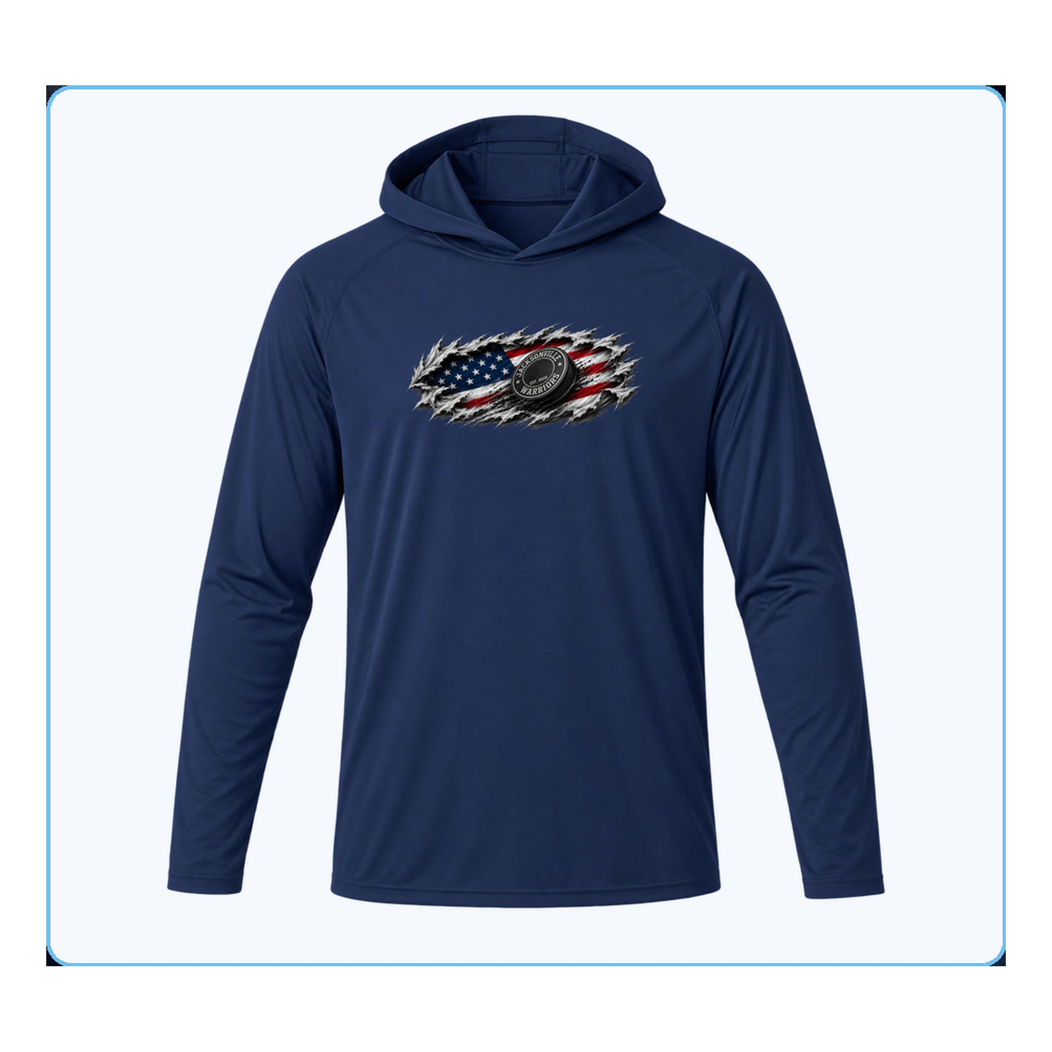 Jacksonville Warriors Paragon 220 Performance Sun Hoodie