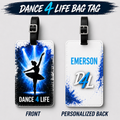 Dance 4 Life Personalized Dance Bag Tag
