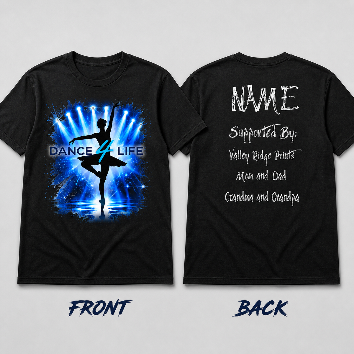 Dance 4 Life Sponsor Me T-Shirt