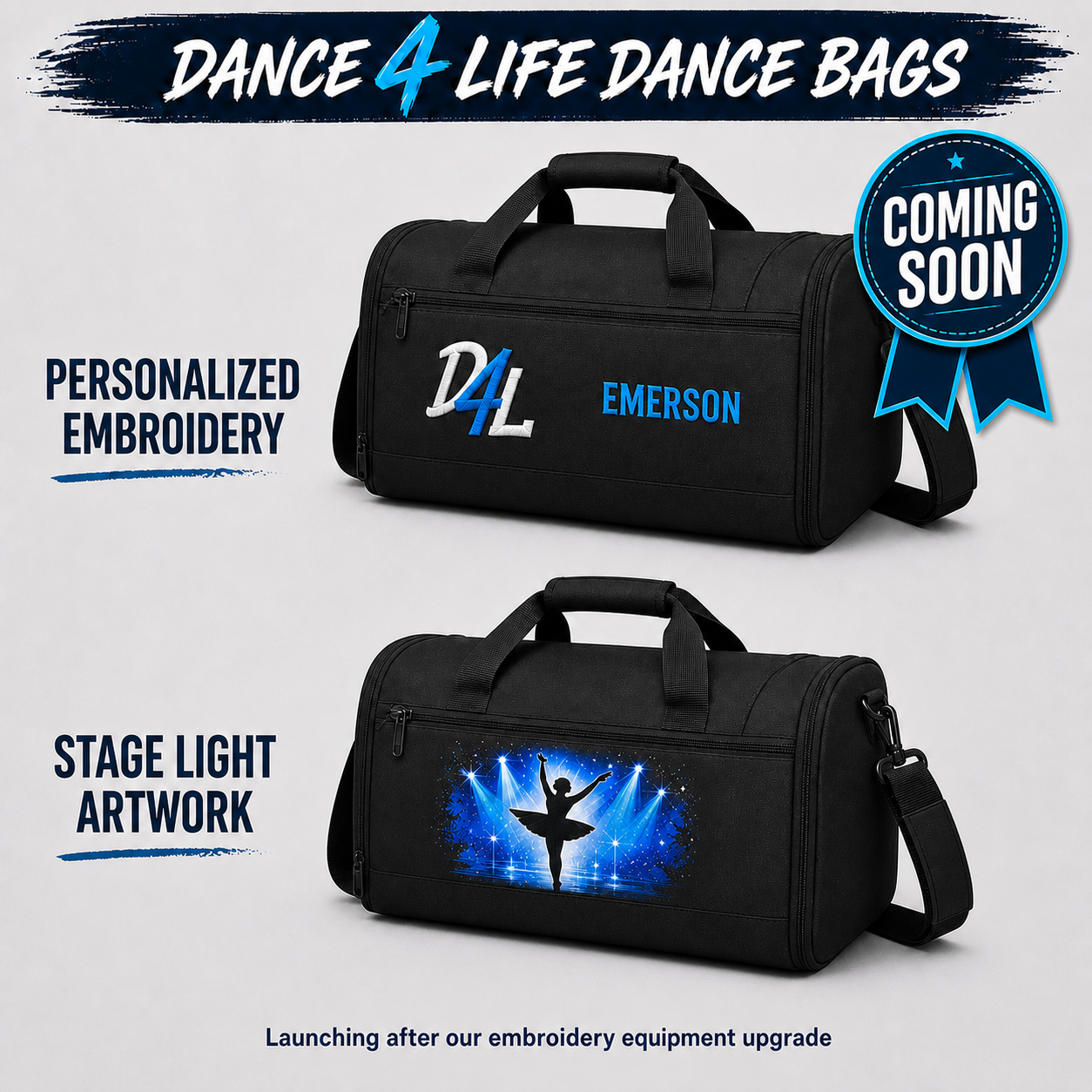 Dance 4 Life Personalized Dance Bag