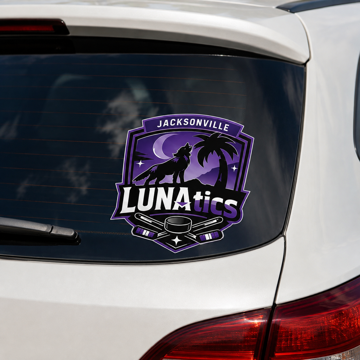 LUNAtics Car Decal