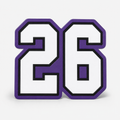 LUNAtics Player Number Magnet
