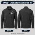 Dance 4 Life Embroidered Quarter-Zip
